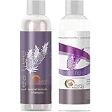 Tea Tree Oil Shampoo and Hair Conditioner Set - Natural Anti Dandruff Treatment for Dry and Damaged Hair - Best Gift Bundle for Men and Women - Sulfate Free &amp; Safe for Color Treated Hair - USA Made