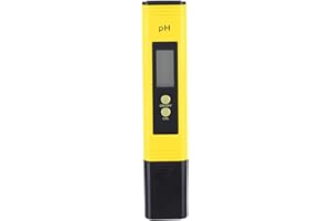 Digital PH Tester Pen,High Accuracy PH Meter Digital Water Quality Tester,LCD Screen Display,Testing Range 0.00-14.00 Ph,for 
