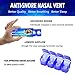 FUMAN Stop Snoring Naturally And Ease Breathing!Perfect Premium Anti Snore Nose Vents Sleep Aid Device，Fit Snoring Remedy For Men Or Women, Works Fast,Includes 4 Size + 4 Travel Case … (1 Blue)