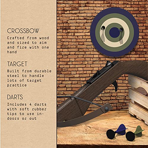 Hammer + Axe Crossbow Archery Bow and Arrow Set with 4Rubber Tip Darts