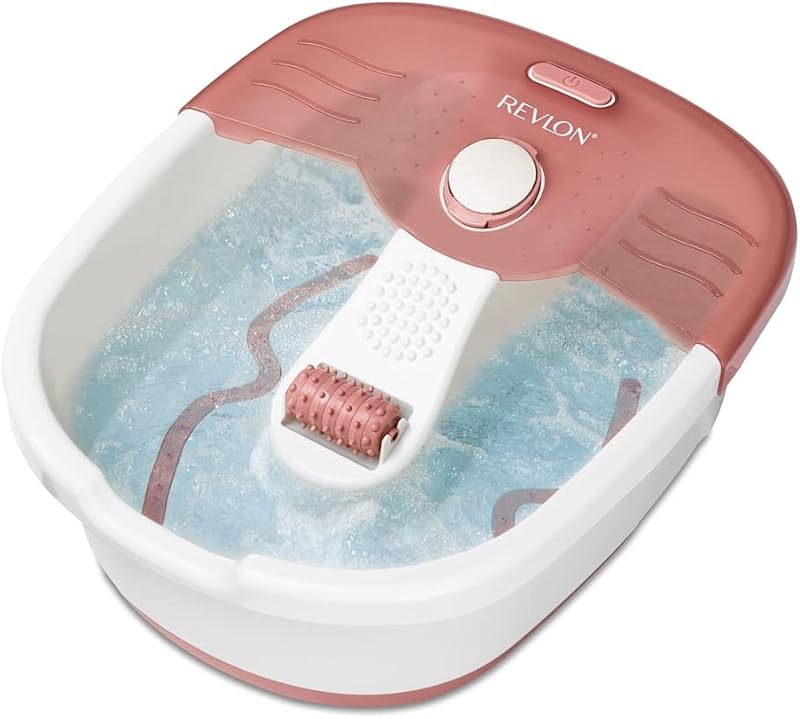 Revlon Pediprep Foot Spa RVFB7021P with 9 Accessories Pumice Stone Massage