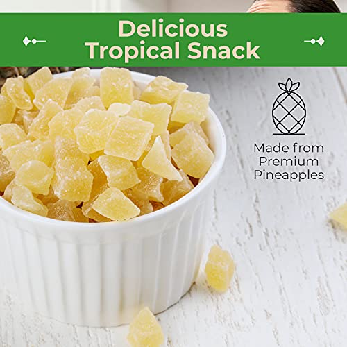 Sincerely Nuts Dried Pineapple Chunks Healthy Dehydrated Fruit