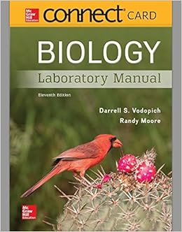 Connect Access Card For Biology Laboratory Manual Vodopich Darrell Moore Randy 9781259657511 Books Connect Access Card For Biology Laboratory Manual Vodopich Darrell Moore Randy 9781259657511 Books