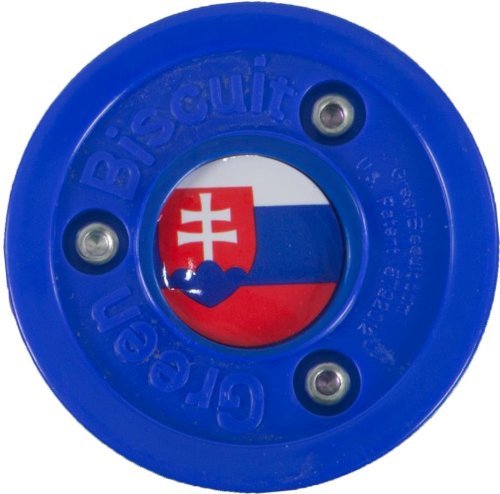 Green Biscuit Olympic Puck - Slovakia