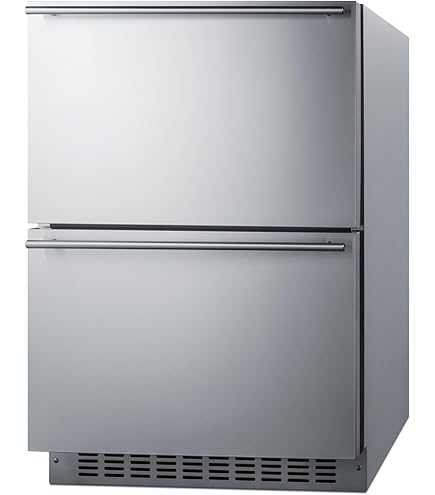Amazon.com: Summit 24” Two Drawer Refrigerator, 4.8 cu.ft