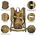 Gelindo Military Tactical Hydration Backpack with 2L Water Bladder Light Weight, MOLLE Tactical Assault Pack for Hiking Biking Running Walking Climbing Outdoor Travel(Khaki)