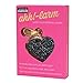 BLINGSTING Personal Safety Alarm for Women - Black Glitter Heart Self-Defense Keychain, LED Light - 125 Decibel Emergency Security Alarm (1 Count)