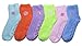 Mopas Women's Anti-Skid Fuzzy Slipper Socks (6 Pairs) (O/S, Plain/Multicolor)