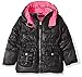 Pink Platinum Girls' Tonal Dot Active Puffer