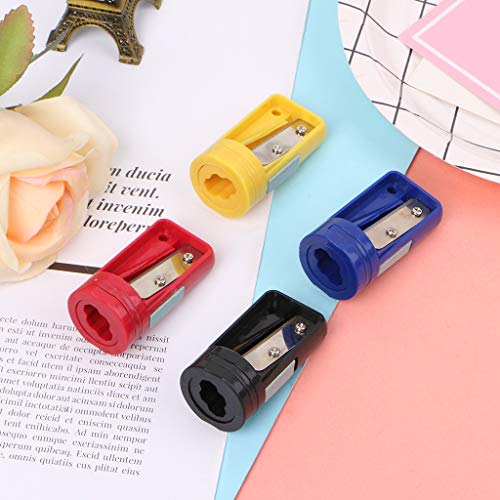 Octagon Woodwork Carpenter Pencil Sharpener Portable Manual Pen Cutter Students Child Home Office Stationary Wood Worker Supply by YDZN - Thumbnail 2