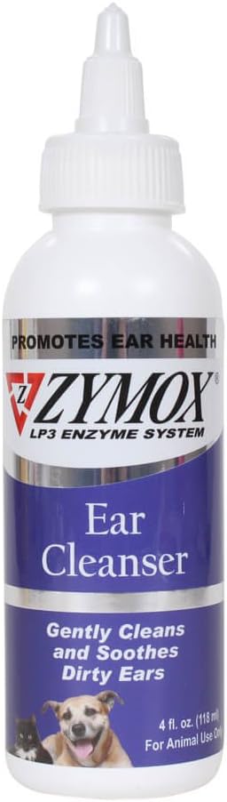 Zymox Ear Cleanser With Bio-Active Enzymes, 4 oz. : Pet Ear Care Supplies : Pet Supplies