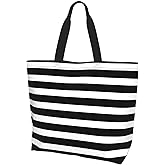 ZEJAYFEY Large Tote Bag for Women Beach Shoulder Bags Reusable Grocery Handbag for Shopping Travel Picnic Work Activity