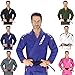 Elite Sports IBJJF Ultra Light Brazilian Jiu Jitsu Gi with Preshrink Fabric and Free Belt, Blue, A3