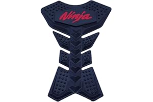 ZXXM Red Gas Tank Rubber Protector Pad Compatible with Kawasaki Ninja 400 Zx6r Zx10r H2r 650 Zx12r Zx14r 300 900 1000 250 750r 650r