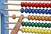 Lewo Wooden Abacus Classic Math Educational Counting Toys with 100 Beads