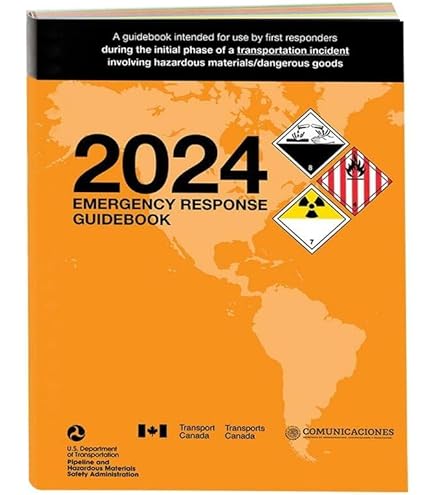 2024 Emergency Response Guidebook (ERG), Spiral Bound, 5.5