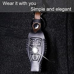ZiHafate Leather Car Key Fob Cover Compatible with
