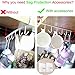 Alliebe 3pcs Mug Cups Wine Glasses Storage Hooks Kitchen Utensil Ties Belts and Scarf Hanging Hook Rack Holder Under Cabinet Closet Without Drilling(White)