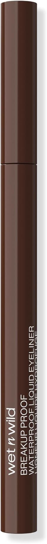 Wet n Wild Breakup Proof Brown Liquid Eyeliner Pen with Bristle Tip 16HR view 2