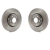 Front Disc Brake Rotors Pair For Volvo XC90 S60