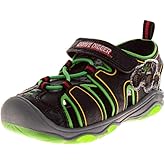 Monster Jam Sports Sandal LED Light Up Grave Digger Megalodon Monster Truck Shoes for Boy El Toro Loco Sandals for Boys Toddler/Little Kid/Big Kid
