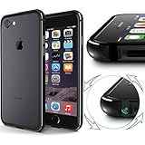 iPhone 7 Case, IFCASE Aluminum Metal Bumper (No Signal Reduce) TPU Inner Frame Shock Absorb Slim Cases for iPhone 7 (Matte Black)