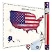 WNG Brands Scratch-Off USA Travel Map - Large Map of The United States for The Wall, Scratch-Off Poster of The USA for Travel, Personalized Travel Map, USA, Travel Tracker, Gifts for Travelers