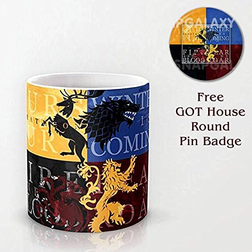 Snapgalaxy Game Of Thrones Coffee Mug - 325 Ml