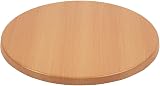 Bolero 600mm Round Beech Effect Tabletop 30mm Thick Honeycomb Heat Resistant view 2