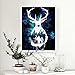 DIY 5D Diamond Painting,Dartphew Cool Institute of Wizardry & Mysterious White God - Crafts & Sewing Cross Stitch,Wall Stickers for Living Room Home Decoration(Size:30X40cm)