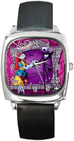 Nightmare Before Christmas Silver Tone Square Metal Wrist Watches for men women HOT Gift NEW