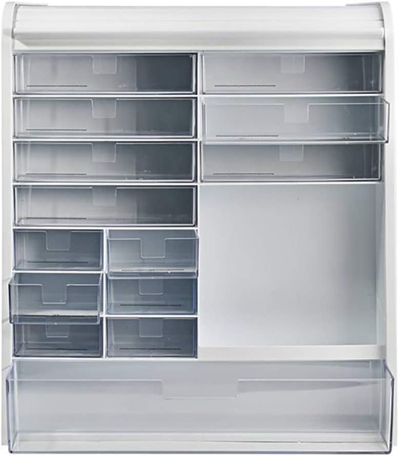 Primanova - Modern multi-purpose wall mounted medicine cabinet - 092, White, 48 x 42 x 10 cm - Image 5
