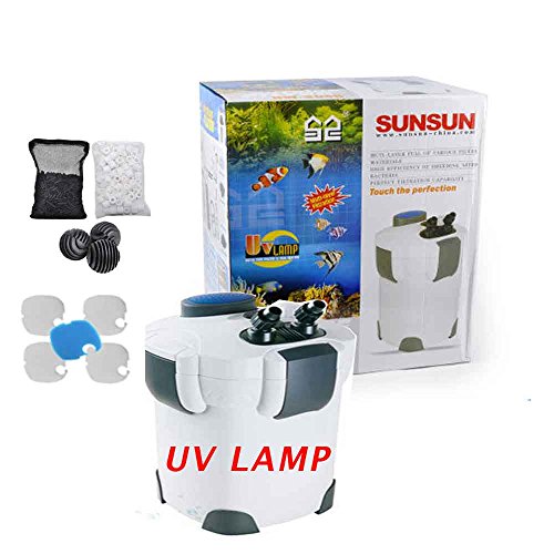 New 5-Stage External Canister Filter with 9-watt UV Sterilizer 525 G SunSun HW-304B sdee3ty
