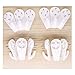 Fasunry 10 Pack Plate Hangers, 10 Inch Wall Plate Hangers and 12 Pack Wall Hooks, Compatible 8.5 to 10.5 Inch Decorative Plates, Antique China, Antique Plates and Arts