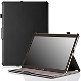 MoKo Samsung Galaxy Tab S 10.5 Case - Slim-Fit Multi-angle Folio Cover Case for Samsung Galaxy Tab S 10.5 Inch Android Tablet, BLACK (With Smart Cover Auto Wake / Sleep)