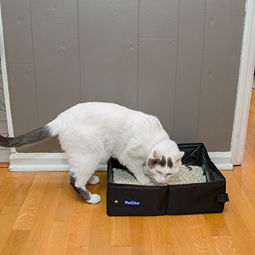 PetLike Collapsible Portable Pet Litter Box By Travel Foldable Toilet Tray For Cats, Kittens, Puppies And Other Pets Lightweight Sturdy Available In 4 Colors Ideal For Car Drive And Emergencies - Thumbnail 7