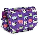 J World New York Terry Messenger Bag, Elephant, One Size