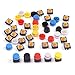 Cylewet 25Pcs 12x12x7.3mm Momentary Tact Tactile Push Button Switch Touch Switch Micro Switch 4 Pins SMD PCB with Cap for Arduino (Pack of 25) CYT1009
