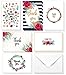 Juvale Assorted Floral Thank You Blank Cards with Envelopes (4x6 In, 48 Pack)