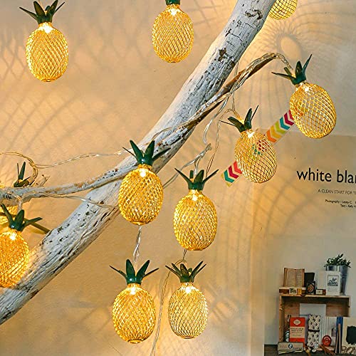 16FT 20LED Pineapple Lights, 2 Packs Pineapple String Lights