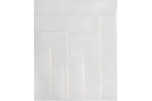 SmartSolve 3 x 15 Rapid Release Water-Soluble Paper Pouches | Variety of Sizes | Dissolves Quickly in Water | Sealed on 3 Sides | Biodegradable | Eco-Friendly | Assorted Pack of 8 White Pouches