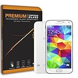 S5 SCREEN PROTECTOR, NUE DESIGNS TM [Samsung Galaxy S5 SM-G900] - 9h Hardness Premium Tempered Glass Screen Protector Real Explosion-Proof/Anti-Scratch/Anti-Shatter/Oleophobic Coating/Ultra Clear [1-Pack]