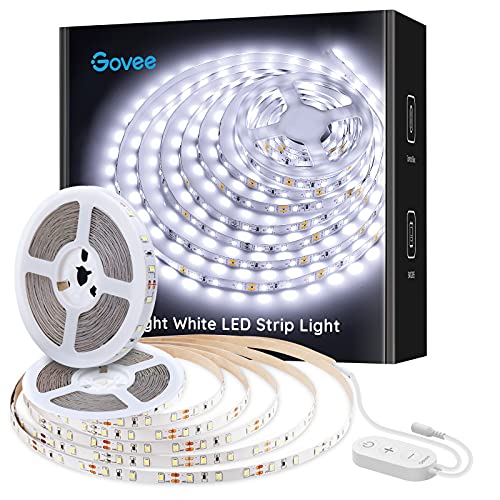 Govee 32.8ft White LED Strip Lights, 6500K Dimmable LED Light Strip