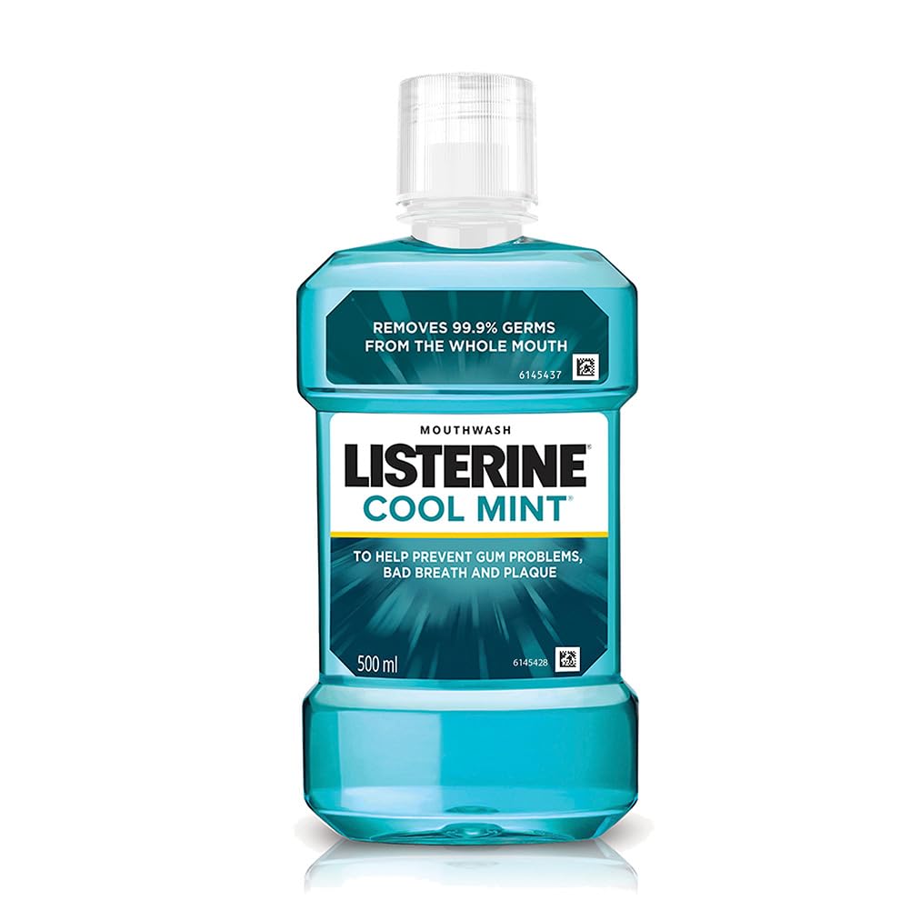 LISTERINE MOUTHWASH COOLMINT 500ML, 1'S