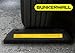 BUNKERWALL Heavy Duty Rubber Parking Guide Car Garage Wheel Stop Stoppers - 2 Pack Professional Grade BW3312