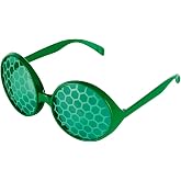 Funcredible Green Bug Glasses &ndash; Insect Costume Sunglasses for Adult Halloween, Cosplay &amp; Festival Outfits