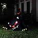 Joiedomi Halloween 6 FT Long Inflatable Animated Red Eye Witch's Cat with Build-in LEDs Blow Up Inflatables for Halloween Party Indoor, Outdoor, Yard, Garden, Lawn Decorations