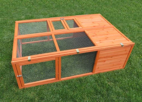 vanvilla Hasenstall Freilaufgehege Faltbar Kaninchenauslauf