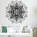 Wall Sticker, Fheaven Mandala Indian Flower Home Vinyl Mural Wall Decal Art Stickers for Bedroom,Living Room,Dining Room (Black)