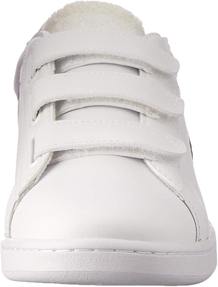 lacoste 3 strap velcro trainers